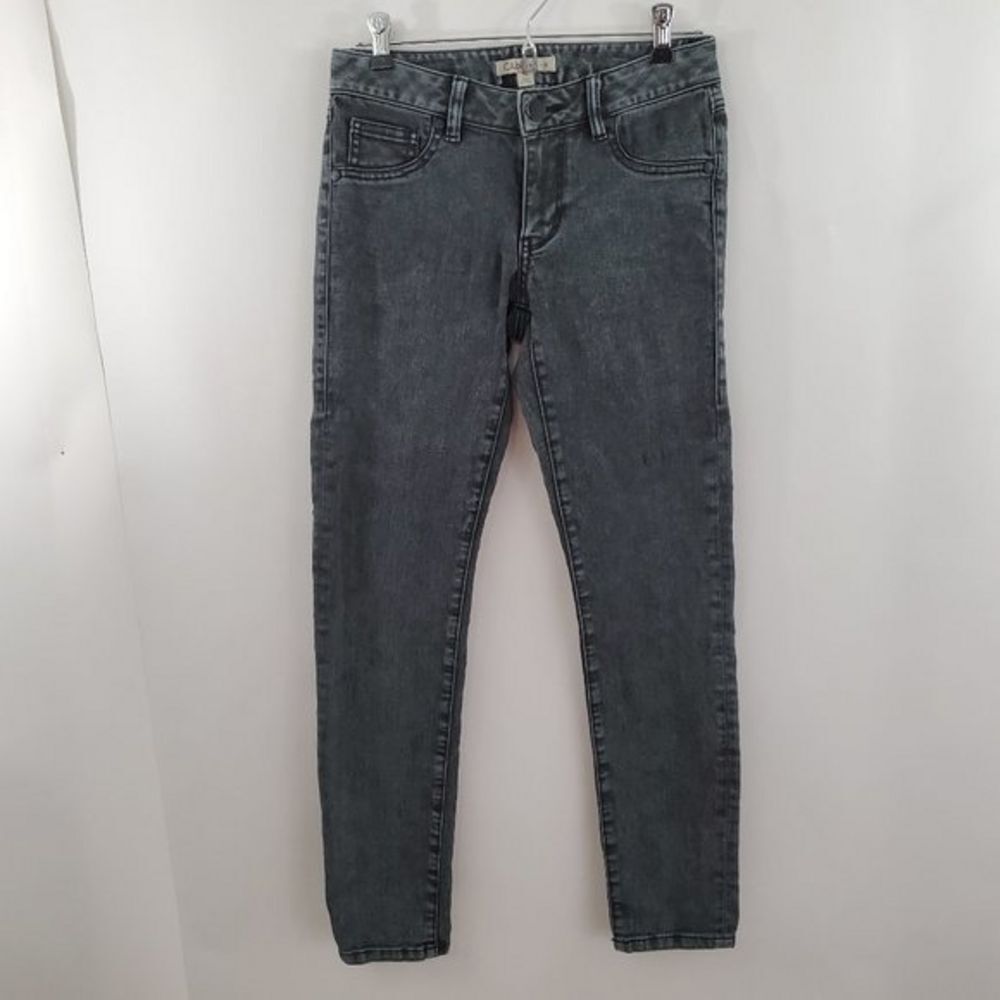 Cabi Jeans 0 Rain Jegging Black Skinny Gray Acid W